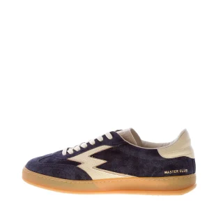 MOACONCEPT uomo sneaker Club 182 in camoscio BLU NAVY più latte