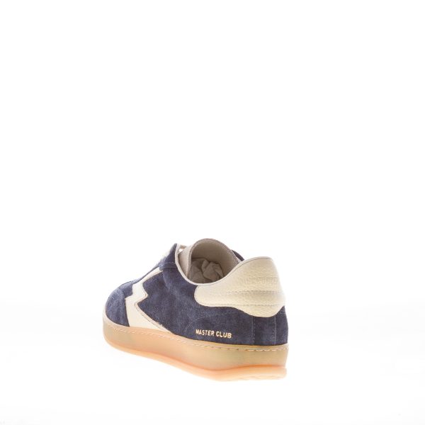 MOACONCEPT uomo sneaker Club 182 in camoscio BLU NAVY più latte - immagine 3