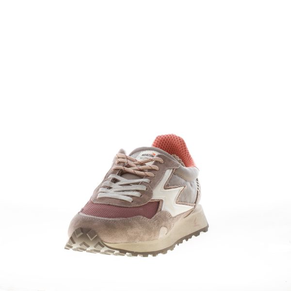 MOACONCEPT uomo sneaker Hype 229 in camoscio e tessuto GRIGIO più off white - immagine 2