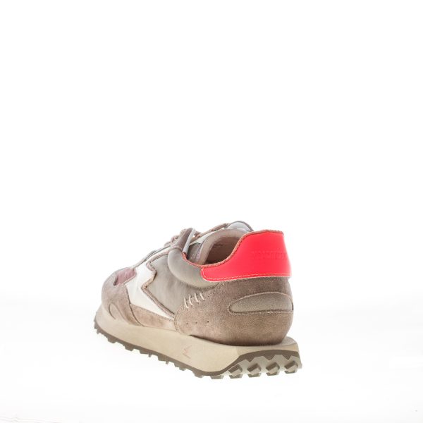 MOACONCEPT uomo sneaker Hype 229 in camoscio e tessuto GRIGIO più off white - immagine 3