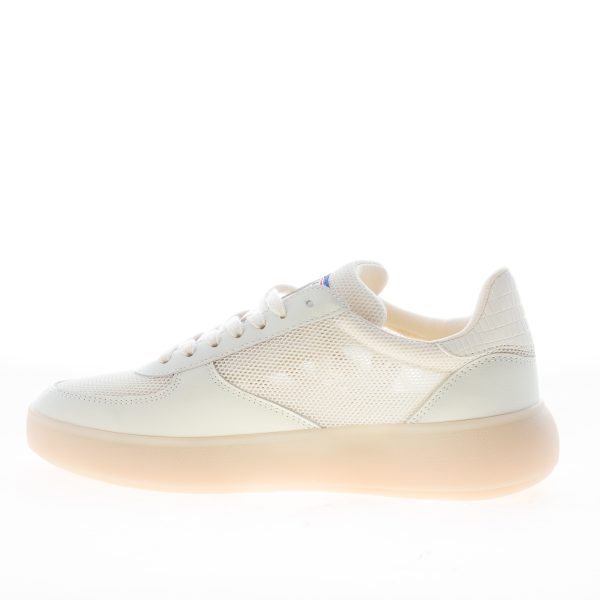BACK 70 sneaker Brooklyn donna in tessuto a rete e pelle BIANCO - immagine 4