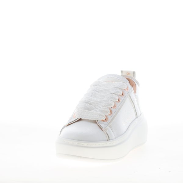 ALEXANDER SMITH donna sneaker Wembley High in pelle bottalata BIANCO - immagine 2