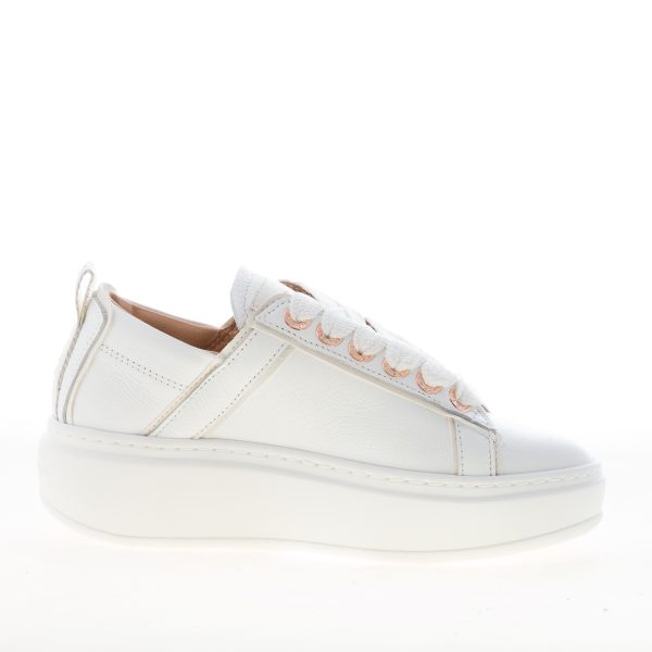 ALEXANDER SMITH donna sneaker Wembley High in pelle bottalata BIANCO - immagine 4