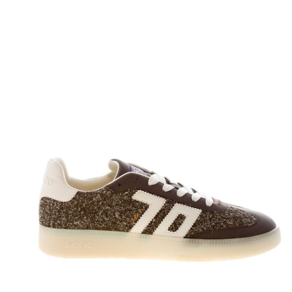 BACK 70 uomo sneaker Boston in camoscio graffiato COFFEE più latte