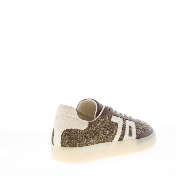 BACK 70 uomo sneaker Boston in camoscio graffiato COFFEE più latte - immagine 3