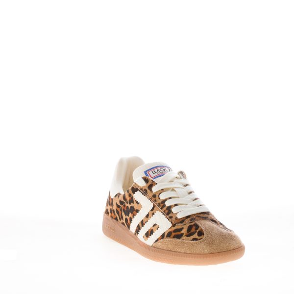 BACK 70 donna sneaker Cloud P23 in calf hair LEOPARDO più bianco - immagine 2