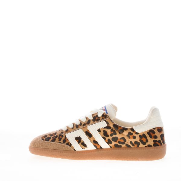 BACK 70 donna sneaker Cloud P23 in calf hair LEOPARDO più bianco - immagine 4