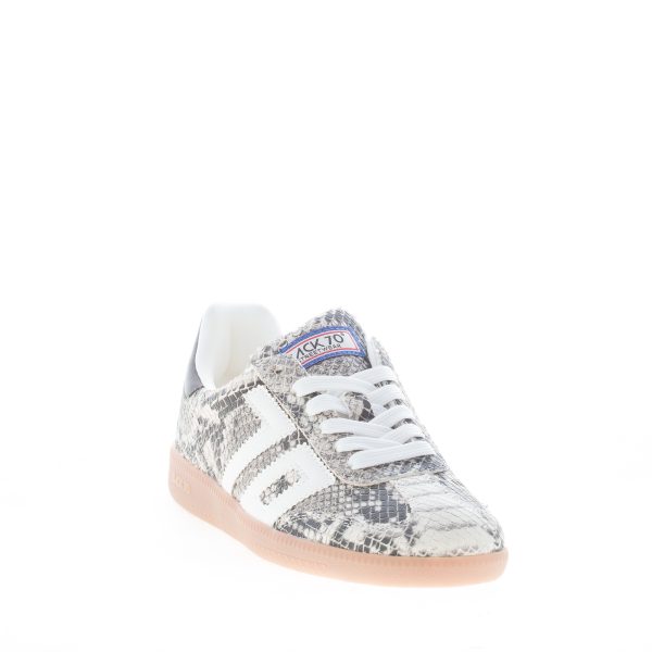BACK 70 donna sneaker Cloud Snake Stone in pelle stampa rettile ROCCIA - immagine 2