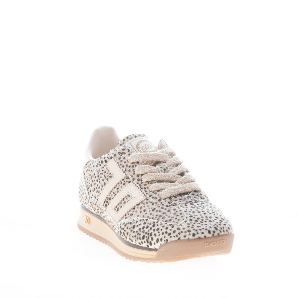 BACK 70 donna sneaker Jogger in calf hair POIS ORO - immagine 2