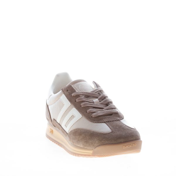 BACK 70 uomo sneaker Jogger in camoscio e nappa BEIGE BUTTER - immagine 2