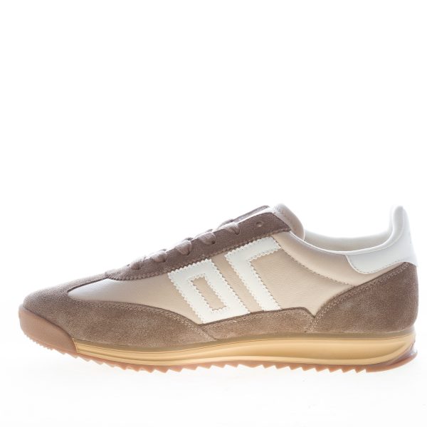 BACK 70 uomo sneaker Jogger in camoscio e nappa BEIGE BUTTER - immagine 4