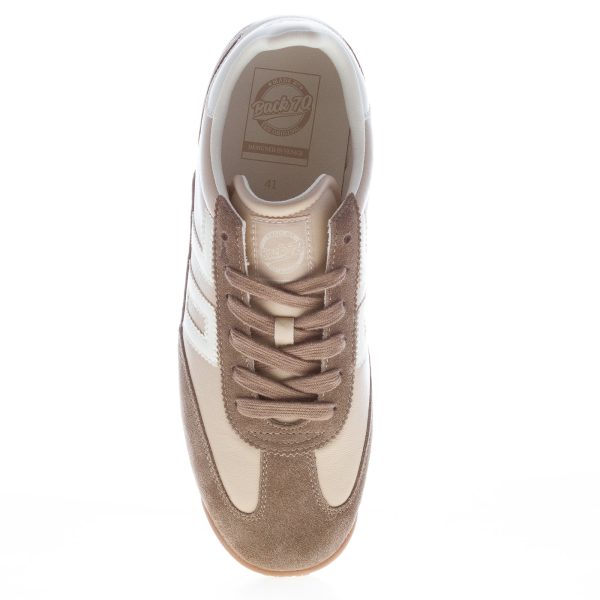 BACK 70 uomo sneaker Jogger in camoscio e nappa BEIGE BUTTER - immagine 5
