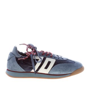 BACK 70 donna sneaker Rocket in camoscio e velluto JEANS BUTTER