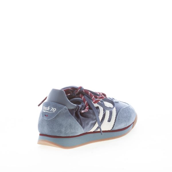 BACK 70 donna sneaker Rocket in camoscio e velluto JEANS BUTTER - immagine 3