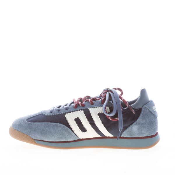 BACK 70 donna sneaker Rocket in camoscio e velluto JEANS BUTTER - immagine 4
