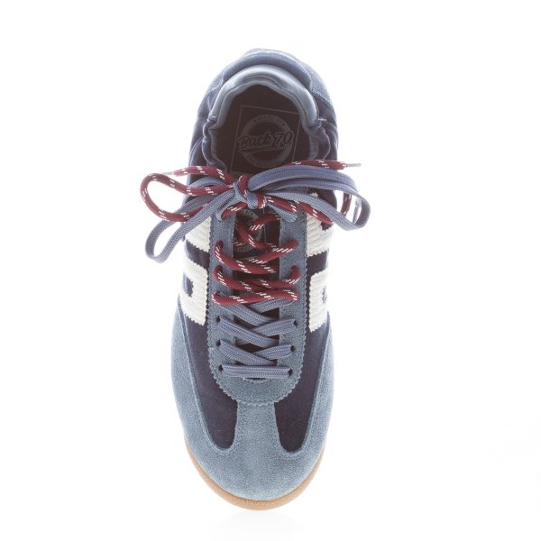 BACK 70 donna sneaker Rocket in camoscio e velluto JEANS BUTTER - immagine 5