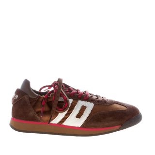 BACK 70 donna sneaker Rocket in camoscio e velluto BROWN BUTTER