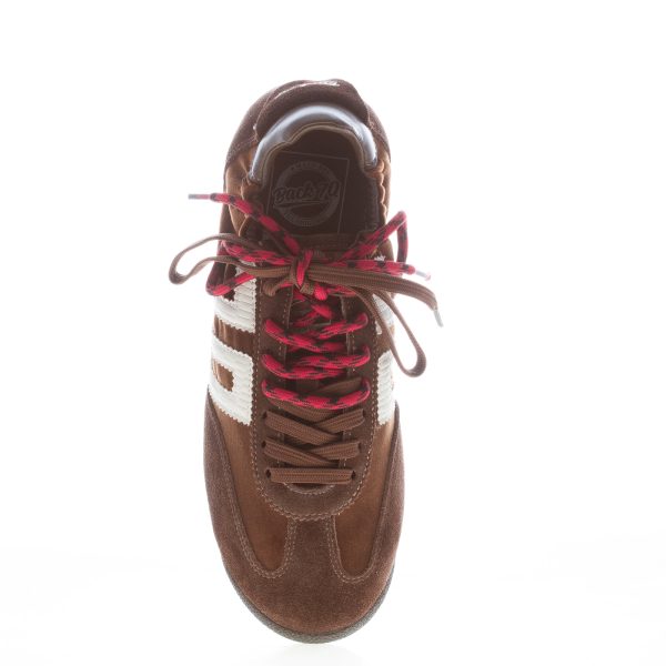 BACK 70 donna sneaker Rocket in camoscio e velluto BROWN BUTTER - immagine 5