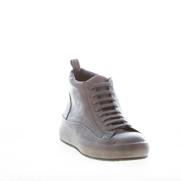 ERNESTO DOLANI uomo sneaker alta Komono 03 in pelle GRIGIO SMOKE - immagine 2