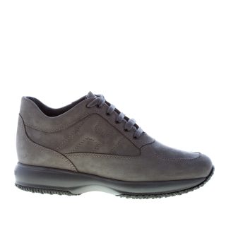 HOGAN uomo Interactive sneaker in nabuk PIOMBO