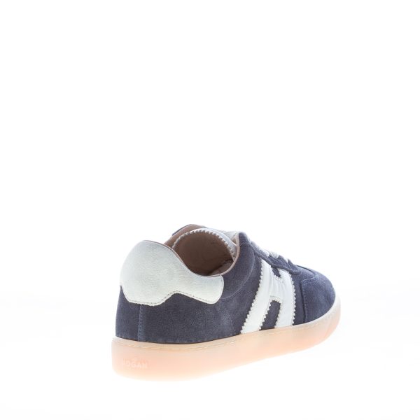 HOGAN uomo sneaker Cool in camoscio BLU più avorio - immagine 3