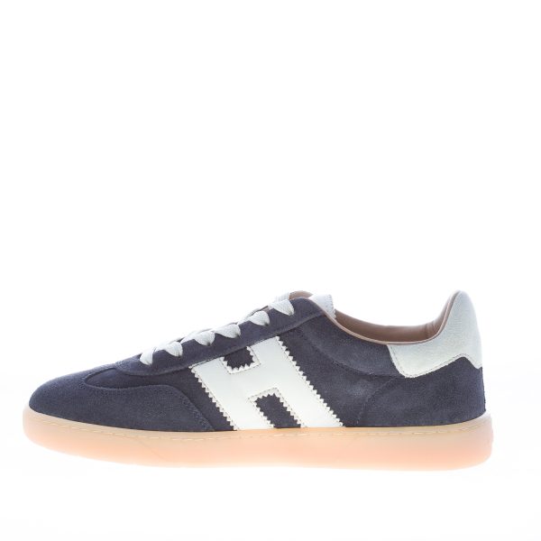HOGAN uomo sneaker Cool in camoscio BLU più avorio - immagine 4