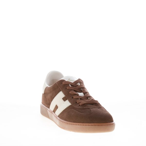 HOGAN uomo sneaker Cool in camoscio MARRONE più avorio - immagine 2