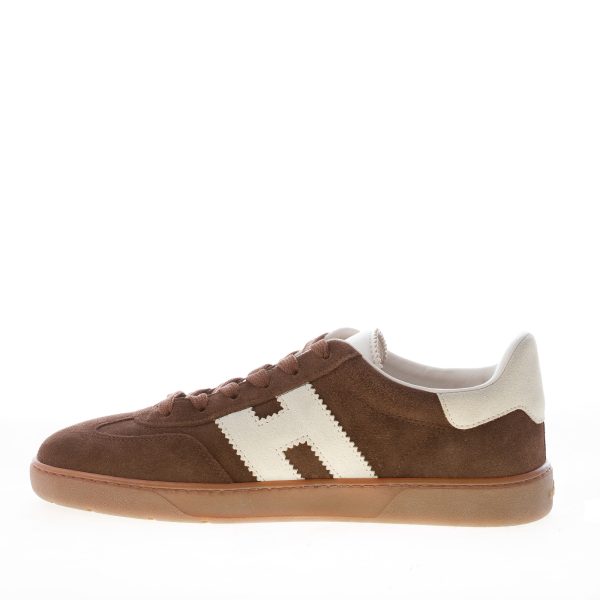 HOGAN uomo sneaker Cool in camoscio MARRONE più avorio - immagine 4