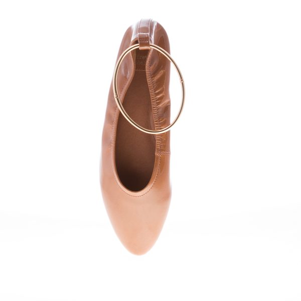 JEFFREY CAMPBELL donna ballerina Tippy in vernice CUOIO con cinturino braccialetto alla caviglia - immagine 5