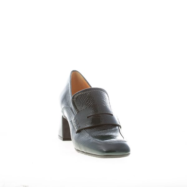 MARA BINI donna mocassino accollato Perla in naplak MUSCHIO con mascherina. Tacco 6 cm - immagine 2