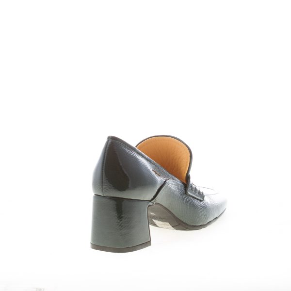MARA BINI donna mocassino accollato Perla in naplak MUSCHIO con mascherina. Tacco 6 cm - immagine 3