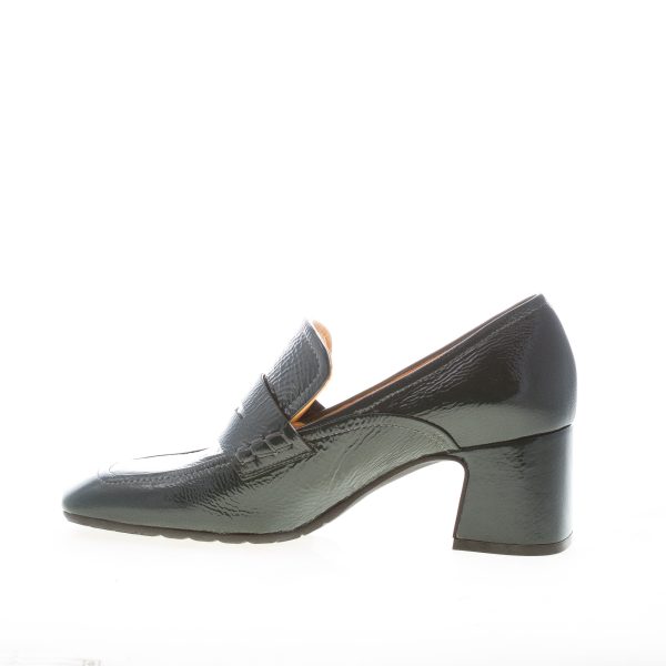 MARA BINI donna mocassino accollato Perla in naplak MUSCHIO con mascherina. Tacco 6 cm - immagine 4