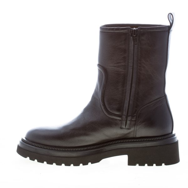 MARA BINI donna stivaletto Hester in nappa NERO con zip. Suola carrarmato. Tacco 5 cm - immagine 4