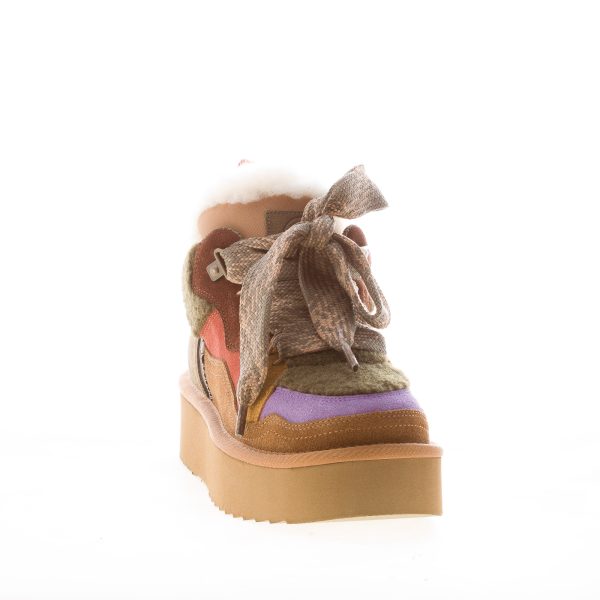 MISS OLIVIA donna polacchino Moon in camoscio e eco-pelliccia MULTICOLORE - immagine 2