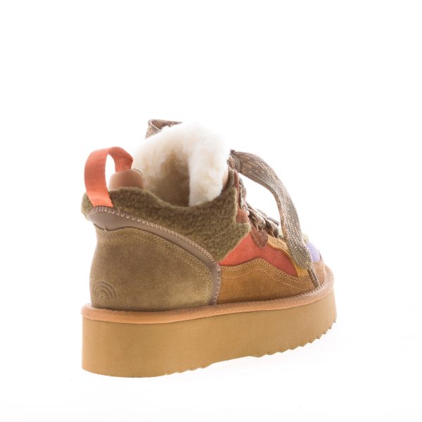 MISS OLIVIA donna polacchino Moon in camoscio e eco-pelliccia MULTICOLORE - immagine 3