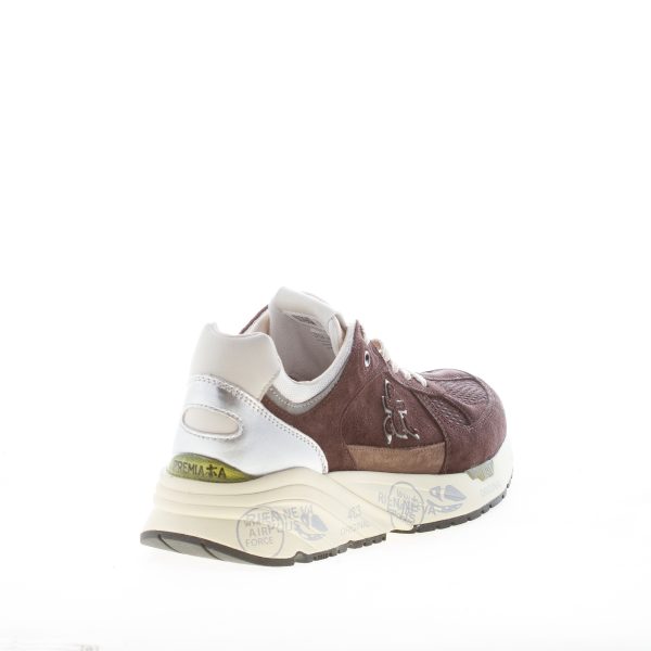 PREMIATA donna sneaker MASED 7895 in camoscio MARRONE - immagine 3