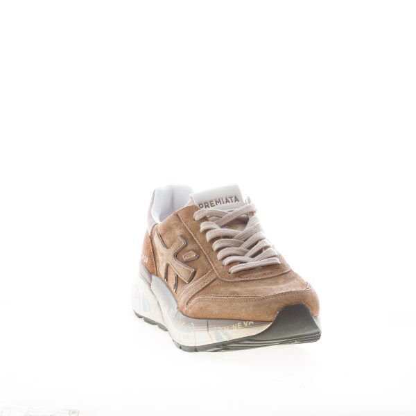 PREMIATA uomo sneaker Mick 7712 in camoscio MARRONE CHIARO - immagine 2