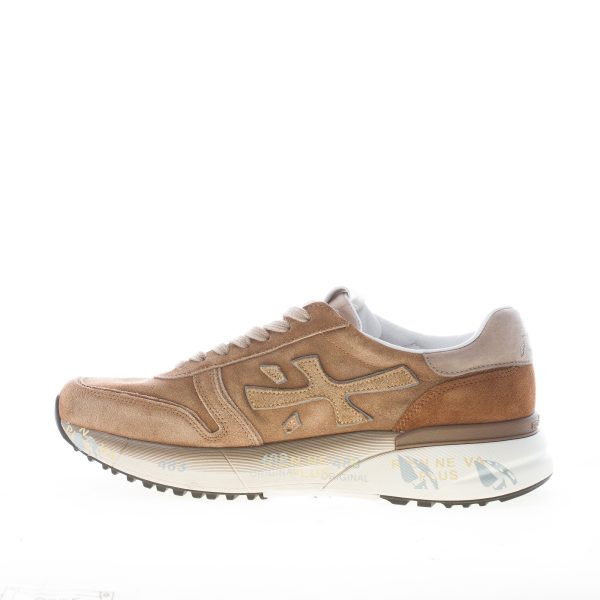PREMIATA uomo sneaker Mick 7712 in camoscio MARRONE CHIARO - immagine 4