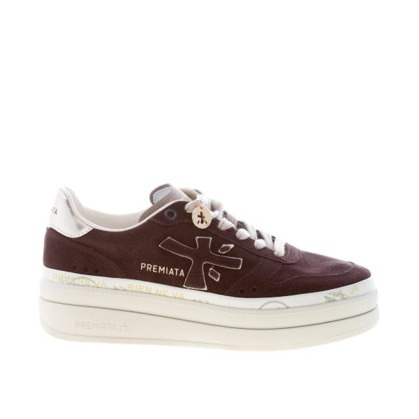 PREMIATA donna sneaker Micol 7894 in camoscio MARRONE