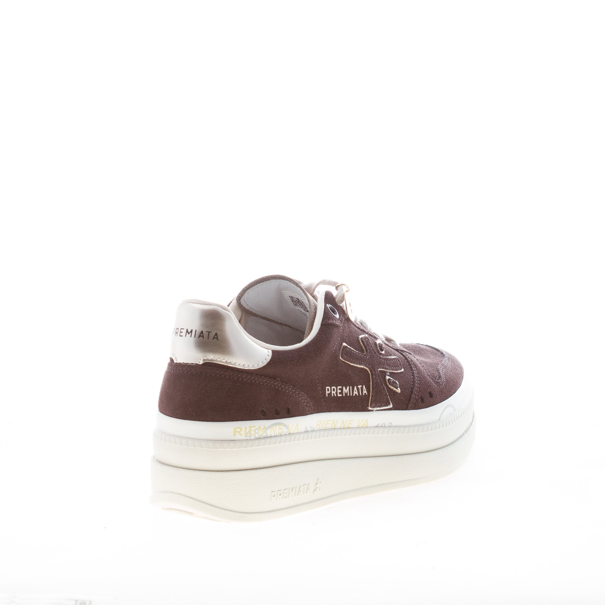 PREMIATA donna sneaker Micol 7894 in camoscio MARRONE – Bild 3