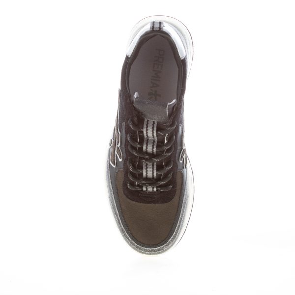 PREMIATA uomo sneaker Nous 7723 in tessuto e nabuk NERO FANGO - immagine 5