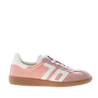 BACK 70 donna sneaker Ghost 15 in tessuto e camoscio PINK più bianco