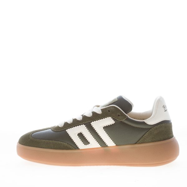 BACK 70 donna sneaker Brooklyn in nappa e camoscio FOREST BUTTER - immagine 4