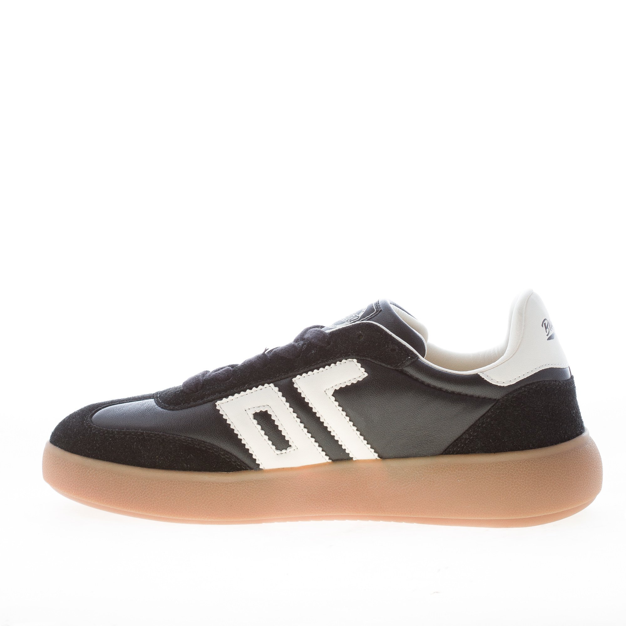 BACK 70 uomo sneaker Brooklyn in nappa e camoscio BLACK BUTTER - immagine 4