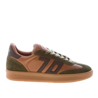 BACK 70 Herren-Sneaker Double aus Leder VEGETAL TAN COFFEE