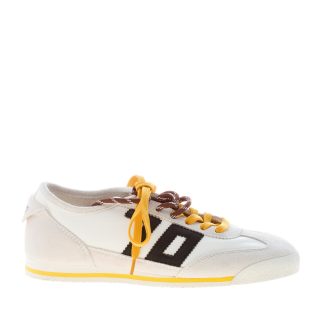 BACK 70 donna sneaker Leon in pelle e camoscio BIANCO e nero
