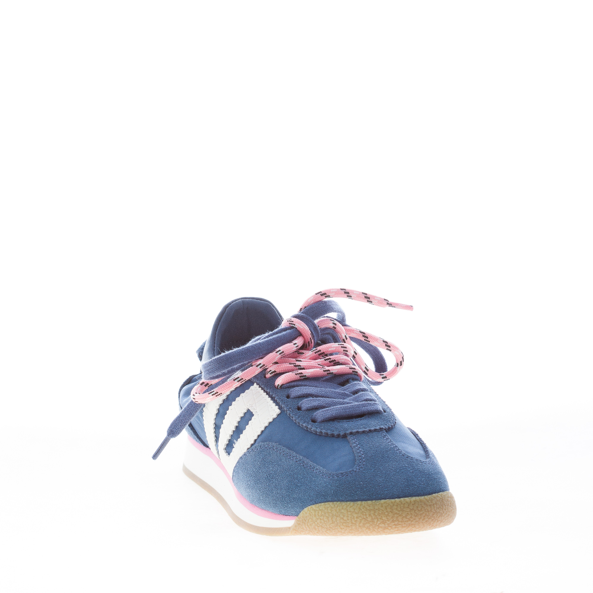 BACK 70 donna sneaker Rocket in camoscio e nylon NAVY più latte - immagine 2