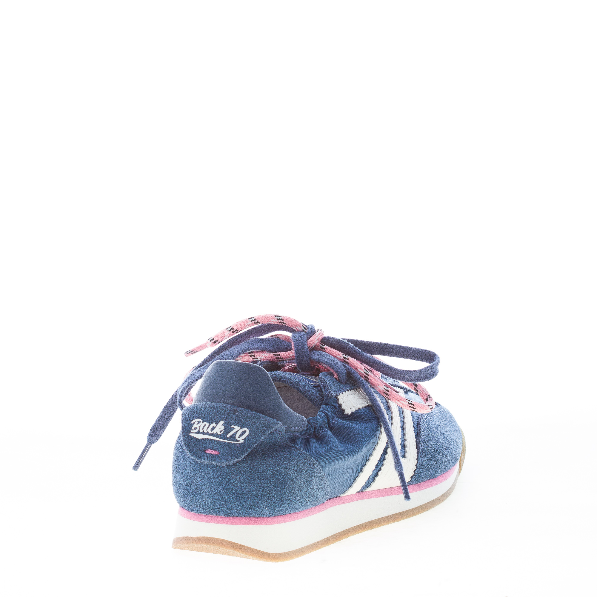 BACK 70 donna sneaker Rocket in camoscio e nylon NAVY più latte - immagine 3