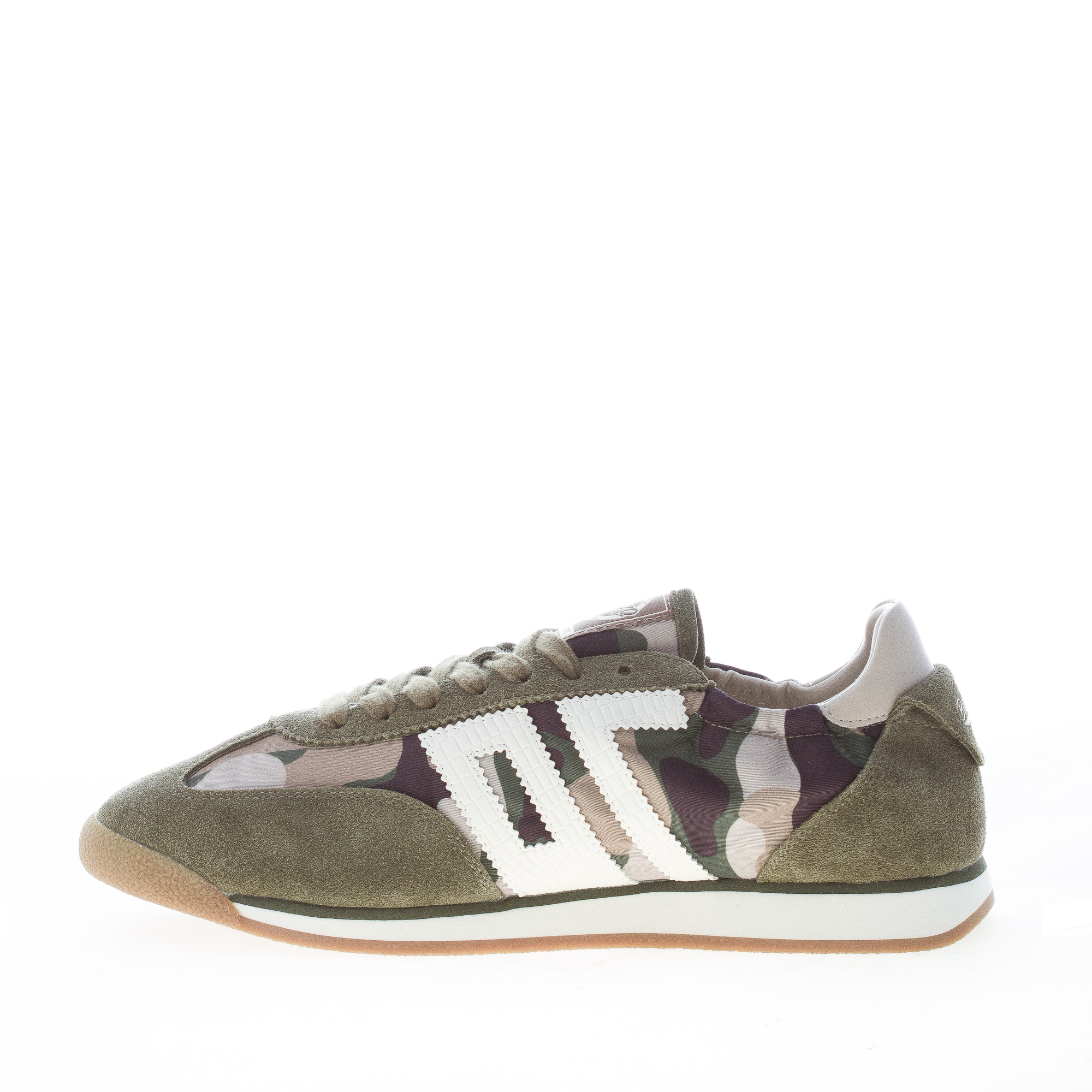 BACK 70 uomo sneaker Rocket in camoscio e nylon VERDE CAMOUFLAGE - immagine 4