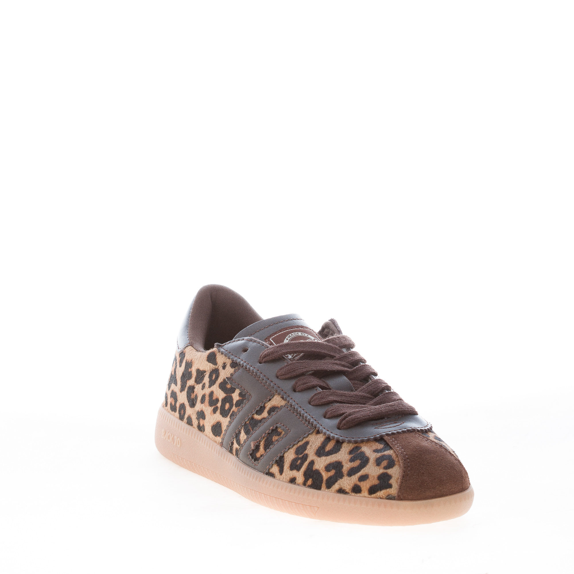 BACK 70 donna sneaker Shelly Fur Leo/Coffee in eco-pony LEOPARDO più marrone - immagine 2